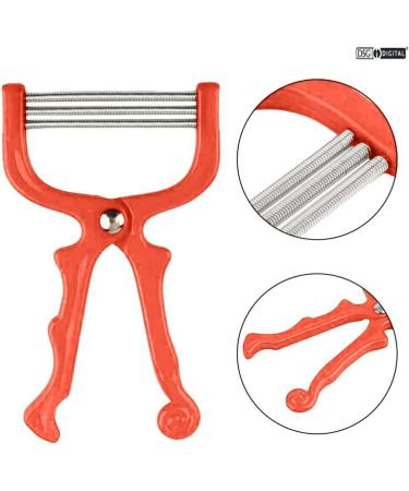 Handheld Facial Hair Removal Roller - Spring Plastic Epilator Tool for Face Care - 3 Spring Threading Stick Applicator Spatula - Safe and Effective Hair Removal (Red) - Buy Online on GoSupps.com