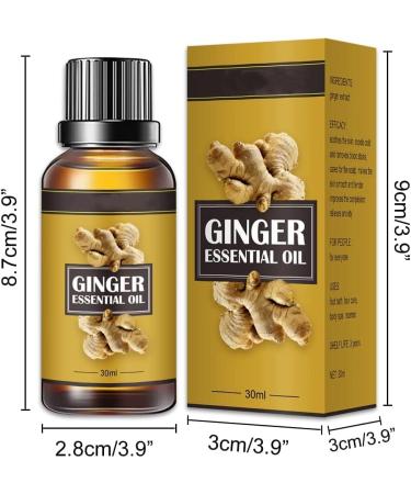 Buy 3/6/10 Pieces Baretic Ginger Oil for Lymph Detox & Abdominal Drainage Curvy Beauty Belly-Slimming Massage Oil - Buy Online on GoSupps.com