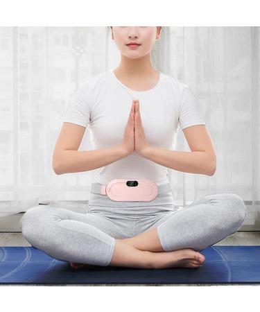 Menstrual Heating Pad - 4 Speed Waist Cramp Relief Heating Belt | Pink Uterus & Stomach Support - Buy Online on GoSupps.com