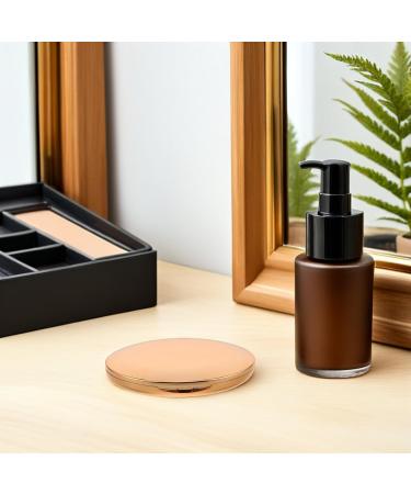 Anneome Bo te de Rangement pour Poudre 4 Pcs tui Fard Joues Vide Rond Dor 432 avec Miroir Compact Portable pour Maquillage Voyage DIY - Buy Online on GoSupps.com