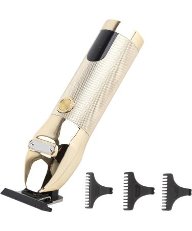 Digital Display Hair Trimmer USB Rechargeable Men Hair Trimmer Gold Electric Hair Trimmer for Home and Barber Shop - Buy Online on GoSupps.com