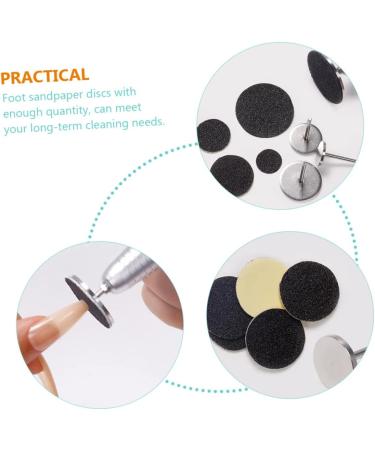minkissy 2 Sets Nail Polishing Sheets Foot File Pads Remover Tool Sandpaper Foot Sandpaper Discs Foot File Sandpaper Discs Foot Sandpaper Pad Electric Stainless Steel Appendix - Buy Online on GoSupps.com