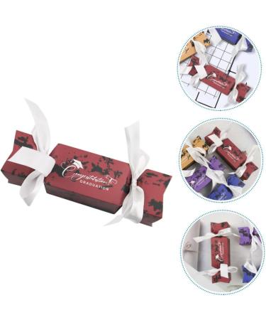 ULTECHNOVO 50pcs Boxes Graduation Candy Box Gift Boxes Candy Case Graduation Treat Boxes Candy Supply Party Candy Holder Graduation Party Favor Boxes Multifunction Container Paper 1 count (Pack of 1) Red - Buy Online on GoSupps.com