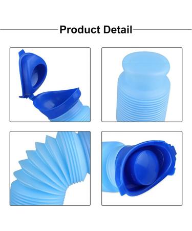 Urine Bottle Travel Urinal Unique Shape Urinal Bottle Unisex for Outdoor Activities for Travel for Camping for Adults and Children - Buy Online on GoSupps.com