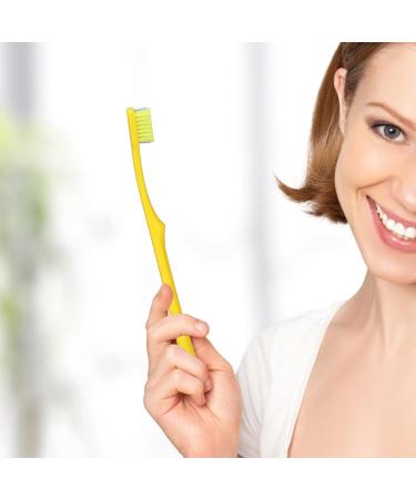 5-Piece Yellow Braces Care Set | Soft & V-Shaped Orthodontic Toothbrush | Interdental Brush for Effective Dental Hygiene - Buy Online on GoSupps.com