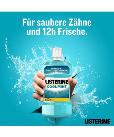 Buy Listerine Cool Mint Mouthwash 600ml - Fresh Breath & Oral Care - Fast International Shipping - Buy Online on GoSupps.com