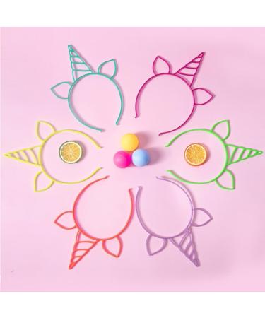 amangul Thin Side Unicorns Headband Luminous Hair Hoop Fashion Women Halloween Party Hairstyle Lightweight Light up Headwear(Yellow) - Buy Online on GoSupps.com