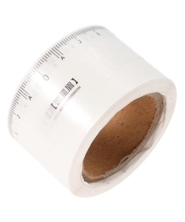 FOMIYES 1 Roll Stickers Positioning Eyebrow Ruler Eye Brow Stencil Brow Mapping Conjoined Labeling