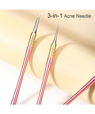 Pimple Popping And Blackhead Extractor Set Face Care Tools Comedone Removal For Home Or Salon Use - Buy Online on GoSupps.com