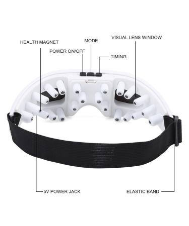 3D Eye Massage Device - USB Vibration Eye Mask for Anti-Fatigue & Wrinkle Care | International Shipping Available - Buy Online on GoSupps.com