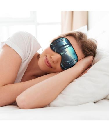 Cities of The Future Adjustable Blackout Sleep Eye Mask - Unisex Travel Yoga & Nap Comfort - Buy Online on GoSupps.com