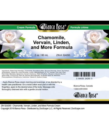 Bianca Rosa Chamomile Vervain Linden and More Formula Cream (2 oz ZIN: 524293) - Buy Online on GoSupps.com