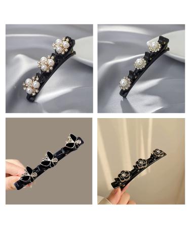 Crystal Stone Braided Hair Clip with Rhinestones - Women/Girls Hair Accessories - Buy Online on GoSupps.com