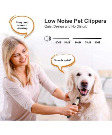 Professional Cordless Dog Clippers - Low Noise Grooming Kit for Dogs, Cats & Horses - Buy Online on GoSupps.com