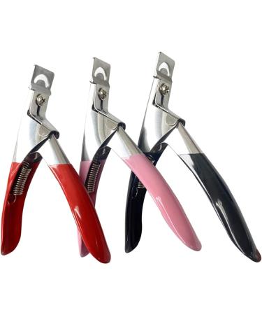 SJLS 1pcs Nail Cutter Type U Stainless Steel Nail Clipper for Acrylic Nails Pedicure Tools Professional (Color : Pink) - Buy Online on GoSupps.com