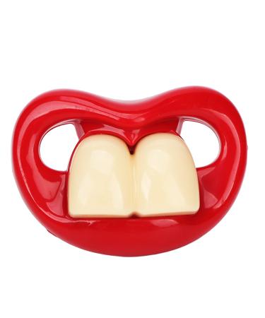 Zjchao Baby Schnuller - Night Schnuller with funny BuckTooth design - Safe mouth support pacifier made of silicone for infants - humorous pacifier for baby
