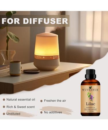 Organic Lilac Essential Oil 30ML - 100% Pure & Natural for Aromatherapy Diffuser - Buy Online on GoSupps.com