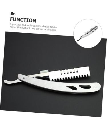 Minkissy Stainless Steel Razor Holder | Rustproof Hairdresser & Beard Shear Knife Holder for Men - International Shipping Available - Buy Online on GoSupps.com