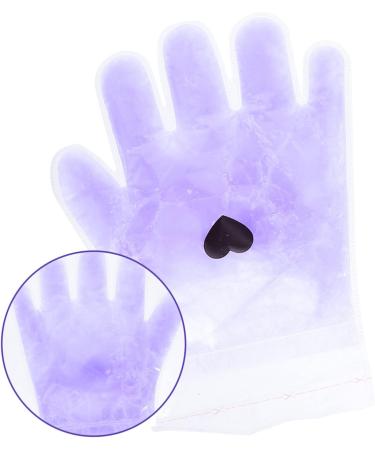 FRCOLOR Socks Pair Lavender Hand Set spa socks gel socks paraffin bath mitts Beauty Hand Cover paraffin bath for feet dry hands gloves purple portable Nursing supplies Paraffin Gloves - Buy Online on GoSupps.com