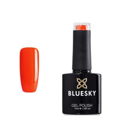 Bluesky Orange Sweetie An Orangey Red Color A12 Nail Gel Polish UV LED Soak Off 10ml