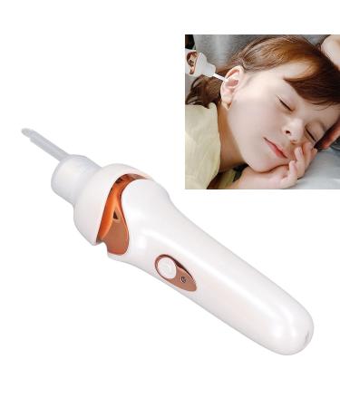 LED Light Electric Ear Wax Cleaner Vacuum - USB Charging for Adults & Kids - White - Buy Online on GoSupps.com