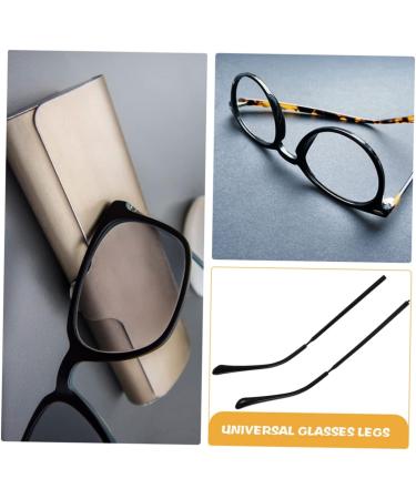 Combined Metal Replacement Tips for Sunglasses & Glasses - Durable 2 Pairs of Nose Pads & Arm Ends - Universal Fit Repair Solution for Men & Women - Black 14x3cm - Buy Online on GoSupps.com