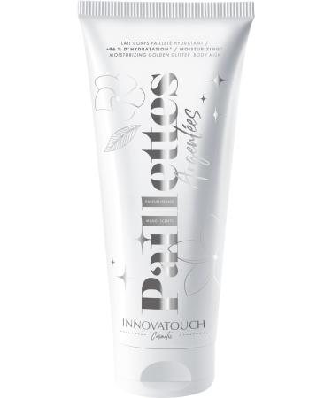 Innovatouch Innovatouch Cosmetic Glitter Body Lotion 200 ml - Moisturises and Enhances the Body - Monoi Fragrance - Silver Glitter