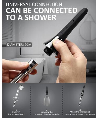 Buy Premium Shower Enema Bulb for Men - Home Use Enema Experience | Fast International Shipping - Buy Online on GoSupps.com