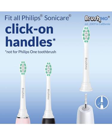 Brushmo Teeth Whitening Bundle: Sonicare Compatible Replacement Heads and Pap+ Whitening Strips - Buy Online on GoSupps.com