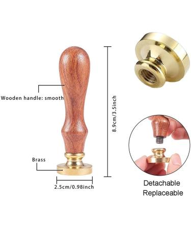 Craspire Butterfly Wax Seal Stamp 25mm - Retro Wood Handle for Envelopes & Invitations - Wedding Decor & Bottle Embellishment - Buy Online on GoSupps.com