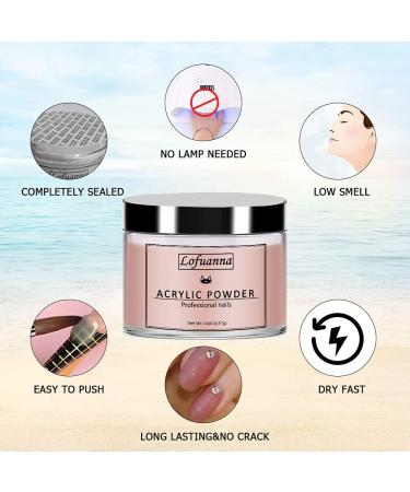 Lofuanna 17g Professional Bean Paste Color Acrylic Powder - Salon Quality Nail Extension System (06) - Buy Online on GoSupps.com