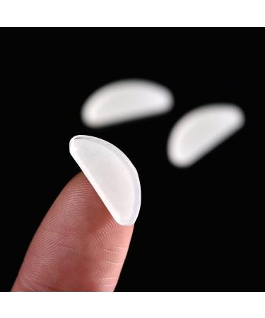 18 Pairs Anti-Slip Silicone Nose Pads for Eyeglasses and Sunglasses - Transparent/Black 1mm - Buy Online on GoSupps.com