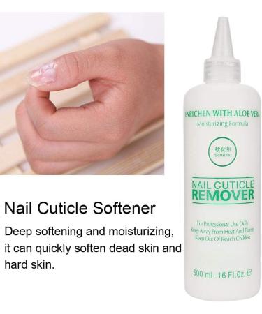 500ML Nail Cuticle Softener Solution for Gentle Effective Softening Removal Of Dead Skin Cuticles Perfect for Home Professional Nail Art - Buy Online on GoSupps.com