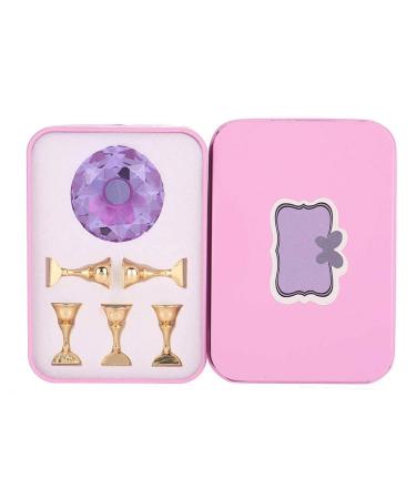 Nail Tip Stand Practical Nail Tip Holder Exquisite Diy At Home For Professional Salon(purple)