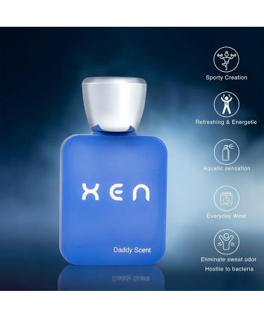 Xen Perfumes Daddy Scent Refreshing Aqua Perfume for Men Luxury Long Lasting Fragrance | Premium Gifting Boyfriend Husband Father| Perfect for Daily Use| Eau De Parfum 50ml - Buy Online on GoSupps.com