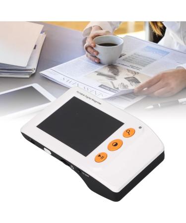 2X 25x Zoom Portable Digital Magnifier Electronic Reading Aid Digital Video Magnifier Portable Electronic Reading Aid with 3.5 Inch LCD Screen for Low Vision - Buy Online on GoSupps.com