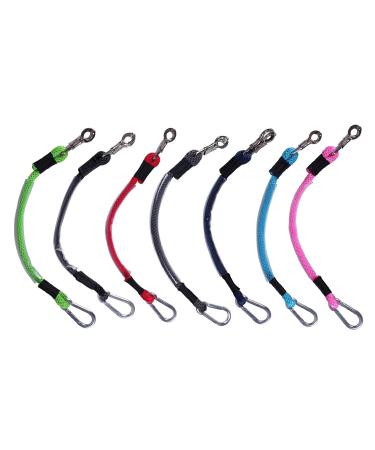 NETPROSHOP tie rope for horse transport for use in trailer 90 cm long color: red