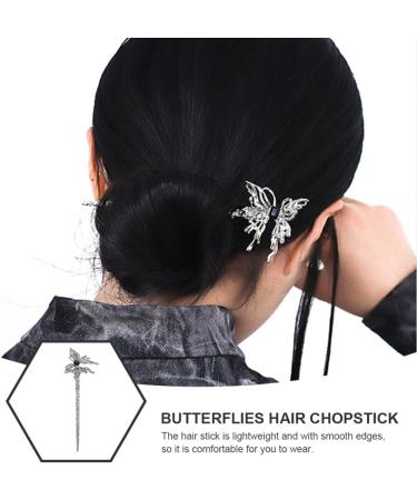 FOMIYES Hairpin Hair Jewels for Women Hair Gems for Women Hair Decors Delicate Hair Stick Headpiece for Bride Hair Chopsticks Metal Hair Stick Chinese Bun Alloy Women's Vintage - Buy Online on GoSupps.com