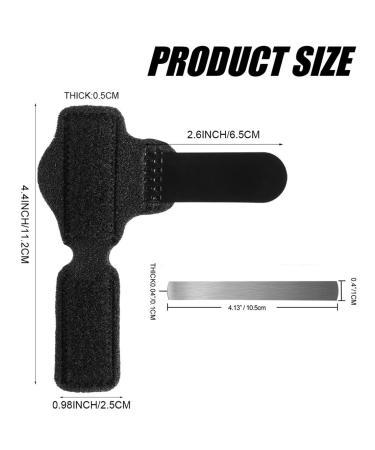 Toe Splints for Straightening Toes | Adjustable Toe Corrector Brace for Men & Women | 2Pcs for Injuries Fractures & Sprains - Buy Online on GoSupps.com