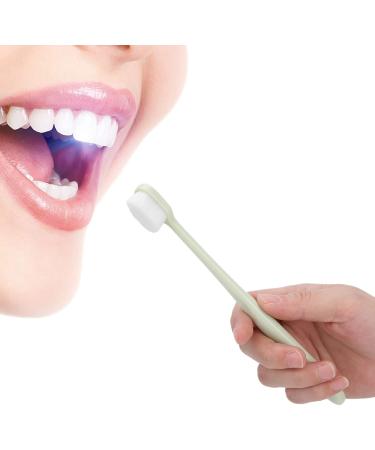 Verdant Touch Soft Toothbrush - Ultra Soft Whitening Brush for Adults & Kids Green - Extra Soft Clean 1 Pack - Buy Online on GoSupps.com