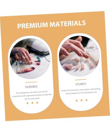 Beatifufu Box Grinding Head Storage Box Nail Salon Supply Nail Drill Bits Container Nail Tool Organizer Nail Polisher Organizer Nail Drill Bits Stand Manicure Polishing Heads Organizer - Buy Online on GoSupps.com