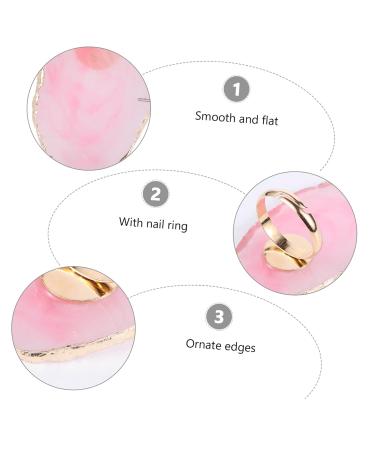 POPETPOP 12 Pcs Nail Polish Mixing Tray & Palette Rings - Assorted Colors for Makeup & Art | Ideal for Eyelash Extensions & Resin Mixing - Buy Online on GoSupps.com