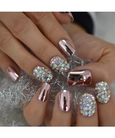 MEILINDS Rose Gold Mirror Nail Powder - Shining Chrome Pigment for Nail Art Decoration | 06 - Buy Online on GoSupps.com