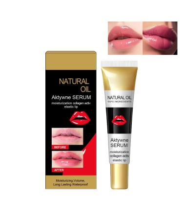 EXQST Collagen Elastic Lip Serum, Moisturizing, Lip Plumper, Waterproof, Hydrating, Long Lasting, Lip Plumping Oil, Nourish Lip Skin