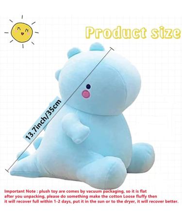 Cute Dinosaur Plush Toy - Soft Stuffed Animal for Children's Room Decor - Perfect Blue Birthday Gift - Buy Online on GoSupps.com