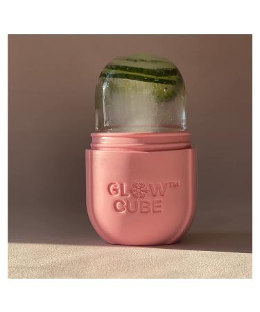 Glow Cube Ice Roller - Reusable Facial Treatment for Brightening Skin & Reducing Puffiness (Pastel Pink) - Buy Online on GoSupps.com