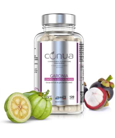 Conua GARCINIA CAMBOGIA Extra Strength Vegan | Weight Control Aid | Pure Premium | 120 Capsules titrated at 60% HCA * | Made in France - Buy Online on GoSupps.com