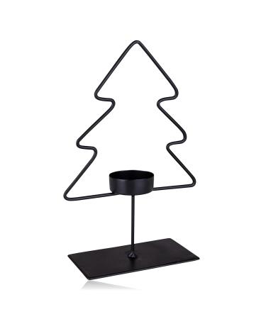 Gift Set Candlestick Accentra | Women's Winter Spa Bathing Set | 200ml Shower Gel Tree-Shaped Candle Stand Fresh Pine & Winter Berries - Buy Online on GoSupps.com