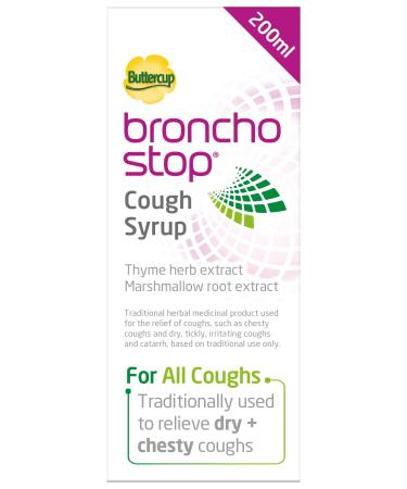 Bronchostop Cough Syrup - For the Relief of Any Cough - 200 ml