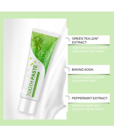 KLYso Green Tea Whitening Toothpaste - Gentle Cleaning Stain Removal & Enamel Protection for Sparkling Teeth(3PCS) - Buy Online on GoSupps.com
